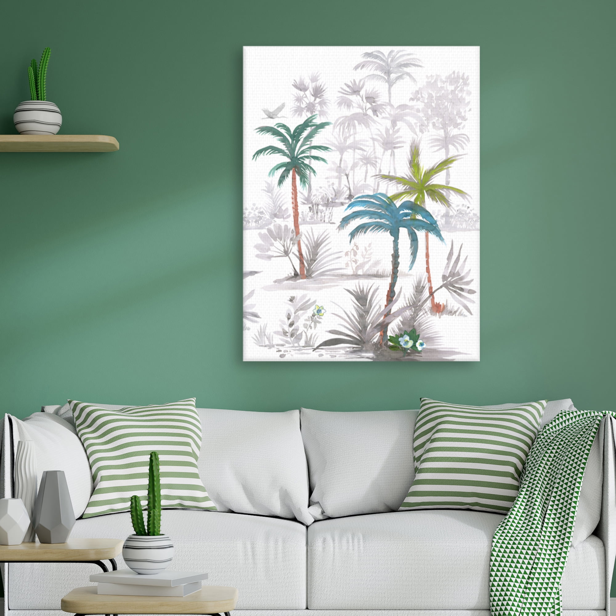 Paradise Parade by Sandra Jacobs Canvas Art Print