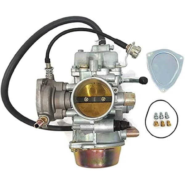 ATV Carburetor Compatible with Grizzly 660 YFM660 2002–2008, Replacement Carb for 660cc Utility ATVs and Off-Road Riding