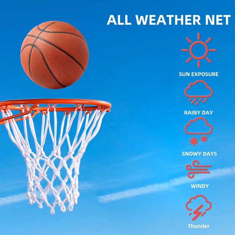 Cyrico 2-Pack Basketball Net Replacement, Heavy Duty photo 5