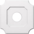thumbnail image 2 of Ekena Millwork CMP18LE-05000 Médaillon de Plafond Contemporain 18 Pouces x 5 Pouces ID Carré Locke Architectural Grade PVC, 2 of 4