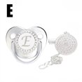 thumbnail image 4 of Baby Pacifier 26 Letter Name Initial Clip Silicone Infant Nipple Bling Newborn Pacifier, 4 of 9