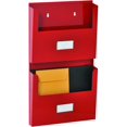 thumbnail image 4 of Steelmaster 2-Pocket Organizer with Bracket, 2.25 by 20.6 by 12-Inch, Red (27120007), 4 of 4