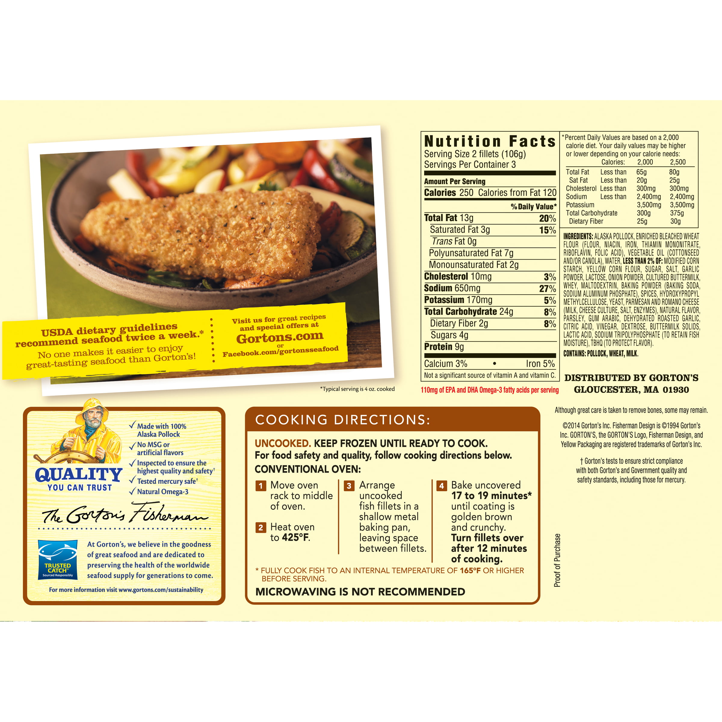 microwave fish fillets