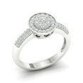 thumbnail image 2 of 1/2Ct TDW Diamond 10K White Gold Round Halo Engagement Ring, 2 of 4