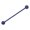 Pearl Blue, variant on Solid Titanium Industrial Piercing 14G- 1.5"(38mm) Barbells - Sold Each