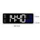 thumbnail image 2 of reloj de pantalla grande de la función de 16 pulgadas, reloj digital, reloj de pared simple de la sala de estar, 2 of 5