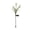 27.9in-White, variant on Solar Flower Ground Lamp Realistic Tulip Shape All Weather Waterproof Auto Light Control Energy Saving Insert Type Landscape Light For Lawn Garden Pathway Yard Ornament(Orange)