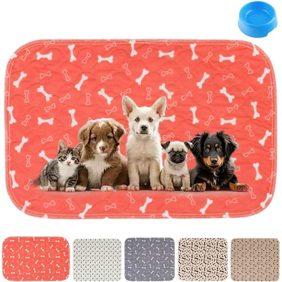PuppyPad Pheromone Pee Pads for Dogs, 2026 New Washable Reusable Puppy Training Pads, Leak Protection, Odor Control Anti-Slip Base for Pet Home & Travel (Red, XS: 30 x 30cm / 11.8 x 11.8 in)