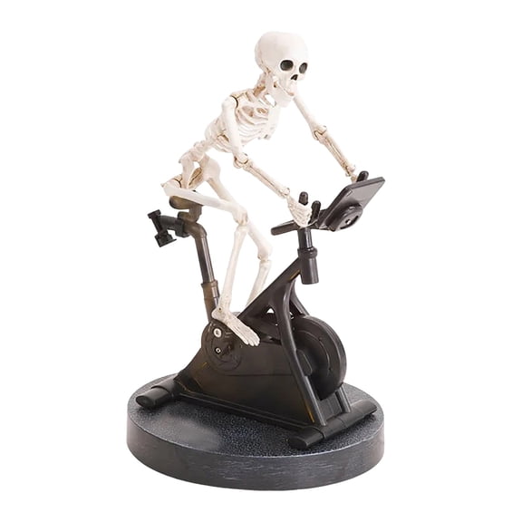 DVKOVI Skeleton Riding Bike Prop Halloween Decoration for indoor Outdoor Scary Yard Decor Funny Novelty Skeletons