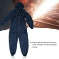 thumbnail image 4 of Conjunto De Ropa De Reparador, Ropa De Seguro De Trabajo Multifuncional De Mezclilla, Puños Altamente Elásticos Limpiador Resistente Al Polvo Y Al Desgaste Para Soldador De, 4 of 8