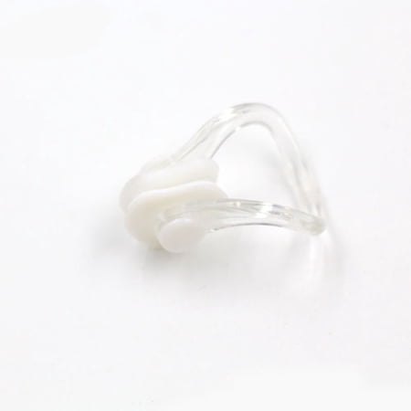 15pcs Soft Diving Surfing Comfortable Swimming Silicone Reusable Nose Clip WHITE