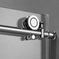 thumbnail image 3 of Serene Valley 72 x 76 Inch Big Roller Frameless Sliding Shower Door, Chrome, 3 of 7