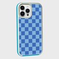 thumbnail image 4 of Caseco Mag-Safe iPhone 14 Pro Max Blue Checkerboard Print Case, 4 of 4