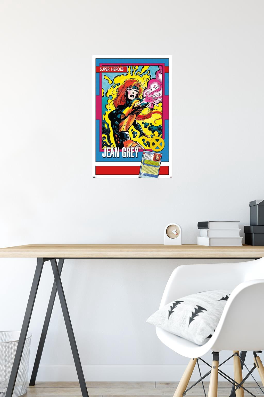 Marvel Trading Cards - Jean Grey Wall Poster, 14.725" x 22.375"