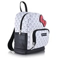 thumbnail image 2 of Mini Backpack Deluxe - Hello Kitty - White Patten Face 10", 2 of 3