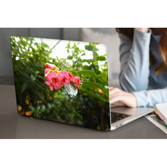 KSK KAISHEK Only Compatible MacBook Pro 16" Case 2020-2019 Rel. Model A2141, Plastic Hard Case Cover + Black Keyboard Cover, Flower 0012