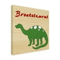 thumbnail image 2 of Trademark Fine Art 'Brontosaurus Childrens Art' Canvas Art by Megan Meagher, 2 of 3
