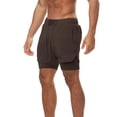 thumbnail image 2 of KelaJuan Men’s 2 In 1 Athletic Shorts Lightweight Workout Shorts Training Shorts with Compression Liner, 2 of 6