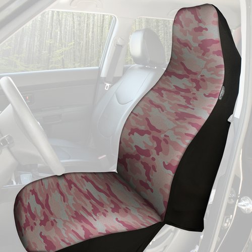 Coverking Universal Seat Cover Designer, Ultra Suede Traditional Camo Pink - image 2 of 6