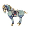 thumbnail image 1 of Broche de Animal esmaltado para mujer, broche en forma de caballo, Pin, sombrero vívido, ropa, bufanda, decoración para favores de fiesta, boda, 1 of 9