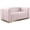 Pink, variant on Meridian Furniture Marlon Sky Blue Velvet Loveseat
