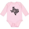 thumbnail image 3 of Inktastic Texas Silhouette Mandala Boys or Girls Long Sleeve Baby Bodysuit, 3 of 5