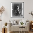 thumbnail image 4 of Historic Framed Print, [Navaho Indians: In the glow of the camp fire (old man)], 17-7/8" x 21-7/8", 4 of 9