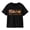 Black-31, variant on Floral Thankful Thanksgiving T-Shirt for Kids, 100% Cotton