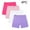 G Multicolor, variant on Piuwrlz Kids 4PC Underwear for Girls Boxer Briefs 4-Pack Comfortable Solid Color Cotten Panties Multicolor Size 5 Years