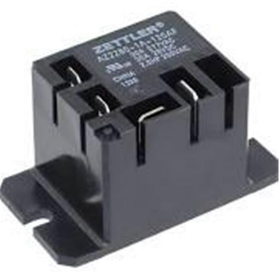 American Zettler  12 VDC Coil 20 Amp SPDT Relay T91 Style