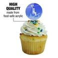 thumbnail image 3 of Skiing Ski Lift Symbol in Snow Cupcake Picks Toppers Decoration Set of 6, 3 of 6
