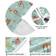 thumbnail image 2 of FMSHPON Cute Deer Xmas Christmas Tree Skirt Stand Mat for Holiday Party Decoration Indoor Outdoor 48 inches, 2 of 6