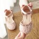 thumbnail image 1 of Novedad de verano, sandalias de estilo coreano con suela suave y diamantes de imitación para niñas, zapatos de princesa, zapatos para niños, zapatos de cuero para niñas de primavera, 1 of 6
