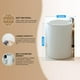 thumbnail image 4 of 58L Woven Laundry Basket,Cotton Tall Laundry Hamper for Blankets,Clothes,Pillows,Toys,Shoes Large Laundry Bin White, 4 of 5