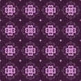 thumbnail image 1 of Ahgly Company Indoor Square Patterned Orchid Purple Area Rugs, 7' Square, 1 of 6