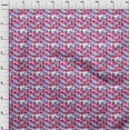 thumbnail image 4 of oneOone Georgette Viscose Fuschia Pink Fabric Abstracts Craft Projects Decor Fabric Printed By The Yard 42 Inch Wide, 4 of 5