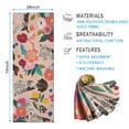 thumbnail image 2 of Dogs with Pioneer Flower Hot Yoga Mat Towel Non Slip for Hot Yoga - Quick-Drying Yoga Mat Cover with 4 Corner Pockets with Travel Bag - Hot Yoga Towel Non Slip Grip Moisture Wicking Sweat 70"x26", 2 of 6