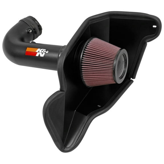 K&N Cold Air Intake Kit: High Performance, Guaranteed to Increase Horsepower: 2016-2019 FORD (Mustang Shelby) 69-3538TTK