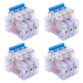 thumbnail image 3 of DEWIN Disyuntor de 3 polos, 4 piezas 6‑63A Mini disyuntor doméstico Interruptor de protección contra sobrecarga transparente con protección contra sobrecarga o cortocircuito, 400V, 3 of 8