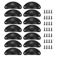 thumbnail image 1 of Uxcell 14pcs Drawer Handles for Kitchen Cupboard Furniture, Black, 1 of 5