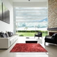 thumbnail image 7 of Ahgly Company Machine Washable Indoor Rectangle Transitional Red Area Rugs, 5' x 7', 7 of 7