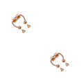 thumbnail image 4 of Minnieouse 5 pares de anillos de nariz falsos sin perforación de acero inoxidable Rock Lodestone moda estilo Punk tendencia cuerpo joyería aro mujeres Type2 NO2 Minnieouse CBP272935, 4 of 6