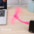 thumbnail image 1 of Portable Flexible Mini USB Fan for Power Bank/Notebook Summer Gadget (Pink), 1 of 8