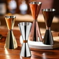 thumbnail image 4 of Barre de Mesure pour Cocktail Jigger Double Tête Anti-Rouille Sans Fuite Échelle Claire Mesure Précise Acier Inoxydable Bon Qualité, 4 of 8