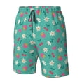thumbnail image 5 of Naloa Cherry Strawberry Floral Men's Beach Shorts, Surfing shorts, Swim trunks, Quick Dry Swim Trunks for Surfing Beach Fun - 3X-Large, 5 of 9