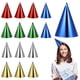 thumbnail image 2 of 15 sombreros de fiesta de cumpleaños, sombreros de cono para fiestas, sombreros de cono de papel, sombreros de cono coloridos, suministros para fiestas festivas, 2 of 8