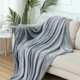 thumbnail image 1 of Manta Polar 150x200 Manta de sofá de gran tamaño Manta de franela de talla grande Manta Polar 150x200cm Manta Polar - Colcha Tacto Ultra Suave - Versailles (Lavable, Gris), 1 of 5