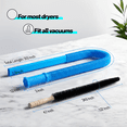 thumbnail image 3 of Dryer Vent Cleaner Kit with Flexible Lint Brush & Vacuum Hose Attachment, Deep Cleaning Dryer Duct, Removes Lint & Dust, Universal Fit for All Vacuums, 3 of 8