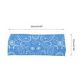 thumbnail image 4 of Unique Bargains 1 Pc Perspiration-Wicking Headband for Yoga Lake Blue, 4 of 6