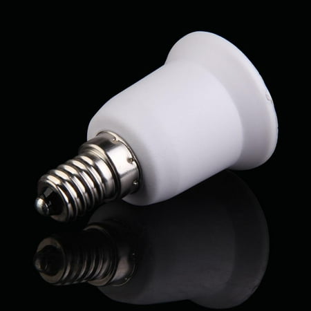 

EDFRWWS E14 to E27 LED Halogen Light Base Lamp Bulbs Socket Adapter Converter